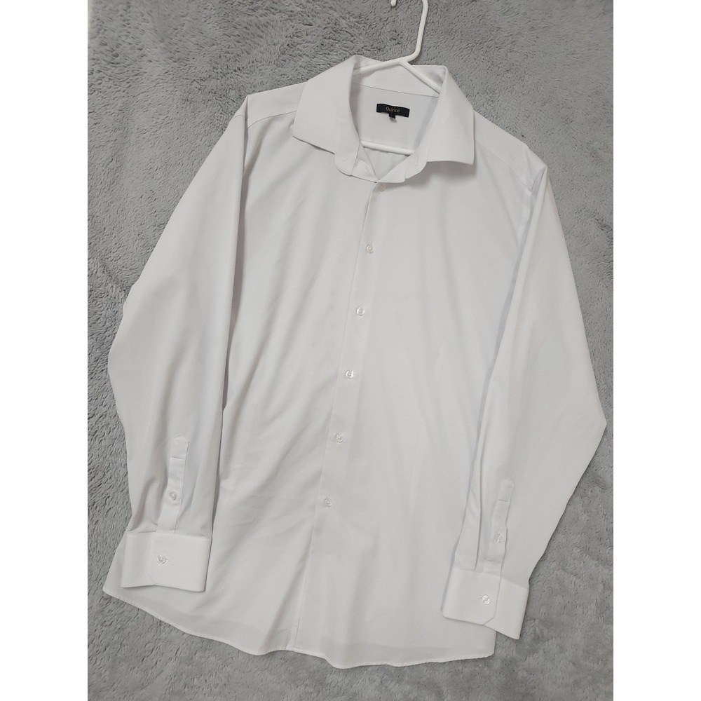 Quince Shirt Mens XL Performance Stretch Wrinkle Free Dress White Lightweight